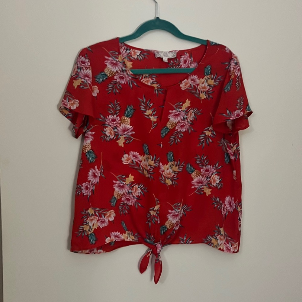 Pink Rose Blouse